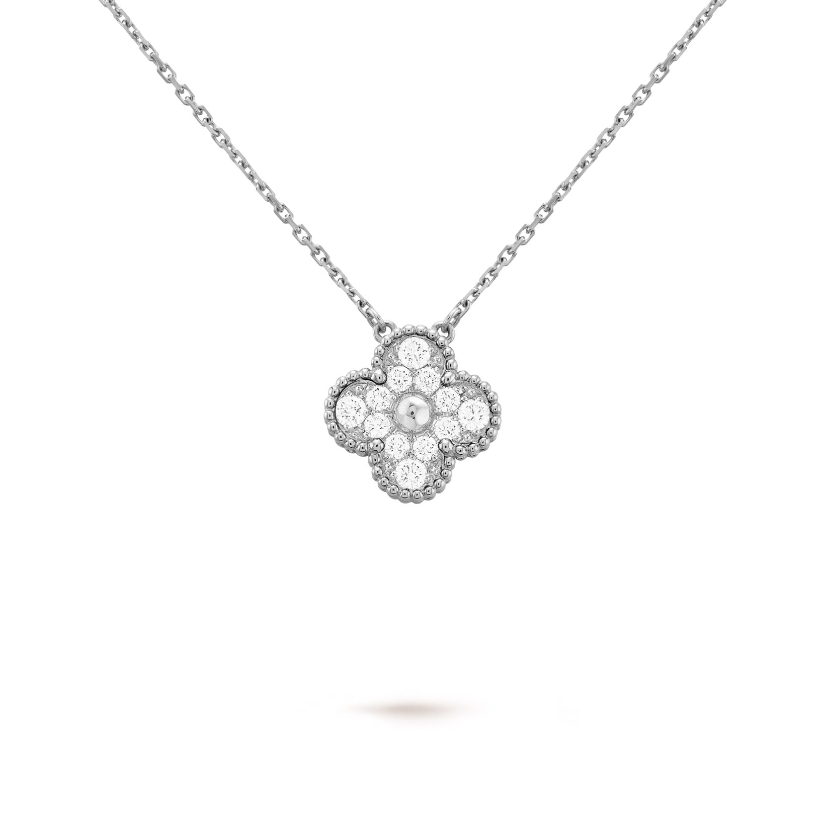 Diamond silver single flower