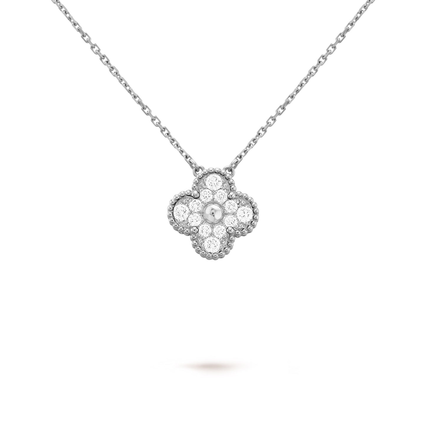 Diamond silver single flower